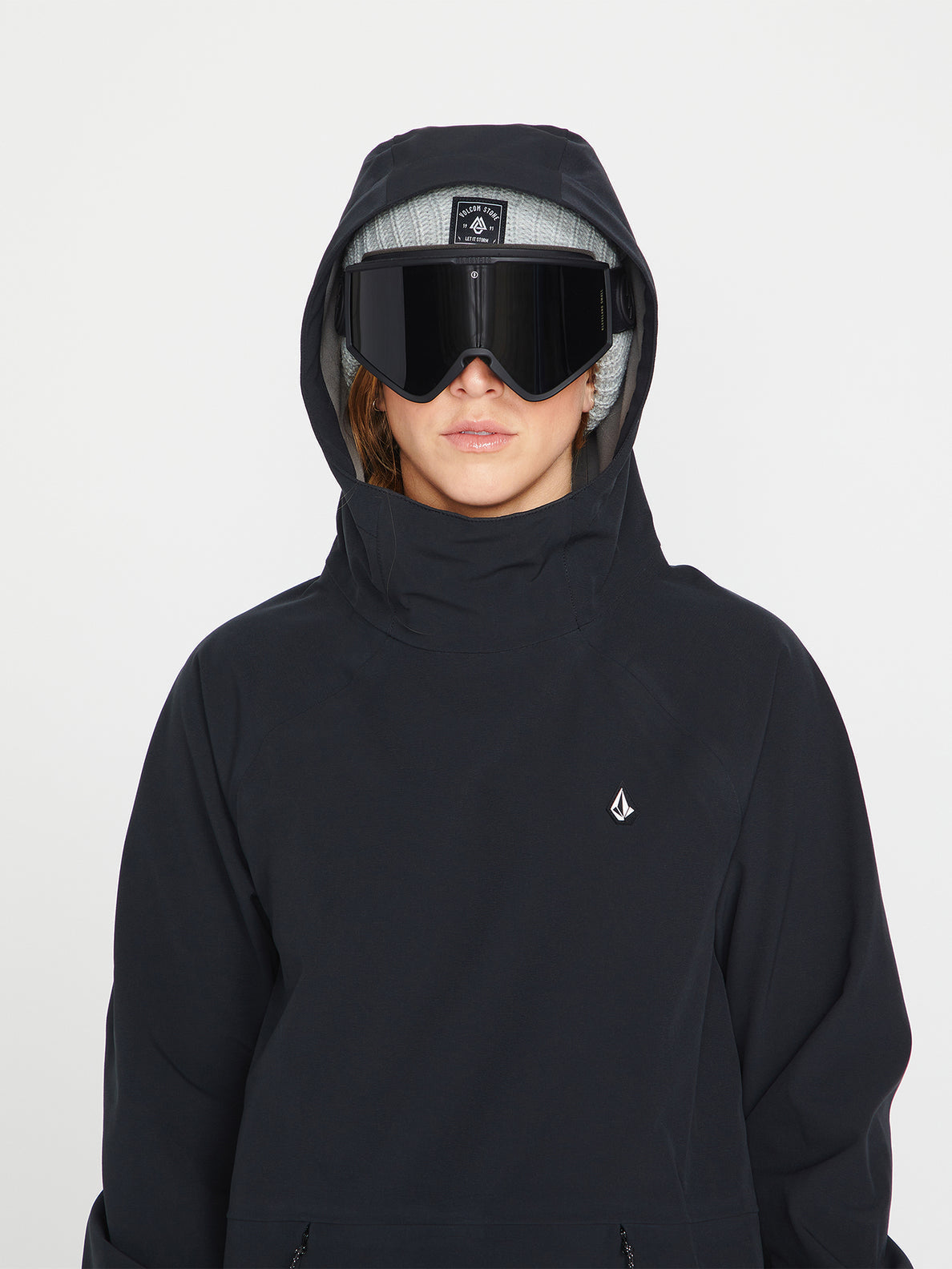 Volcom Portal Bonded Stretch Damen Snowboardjacke – Schwarz