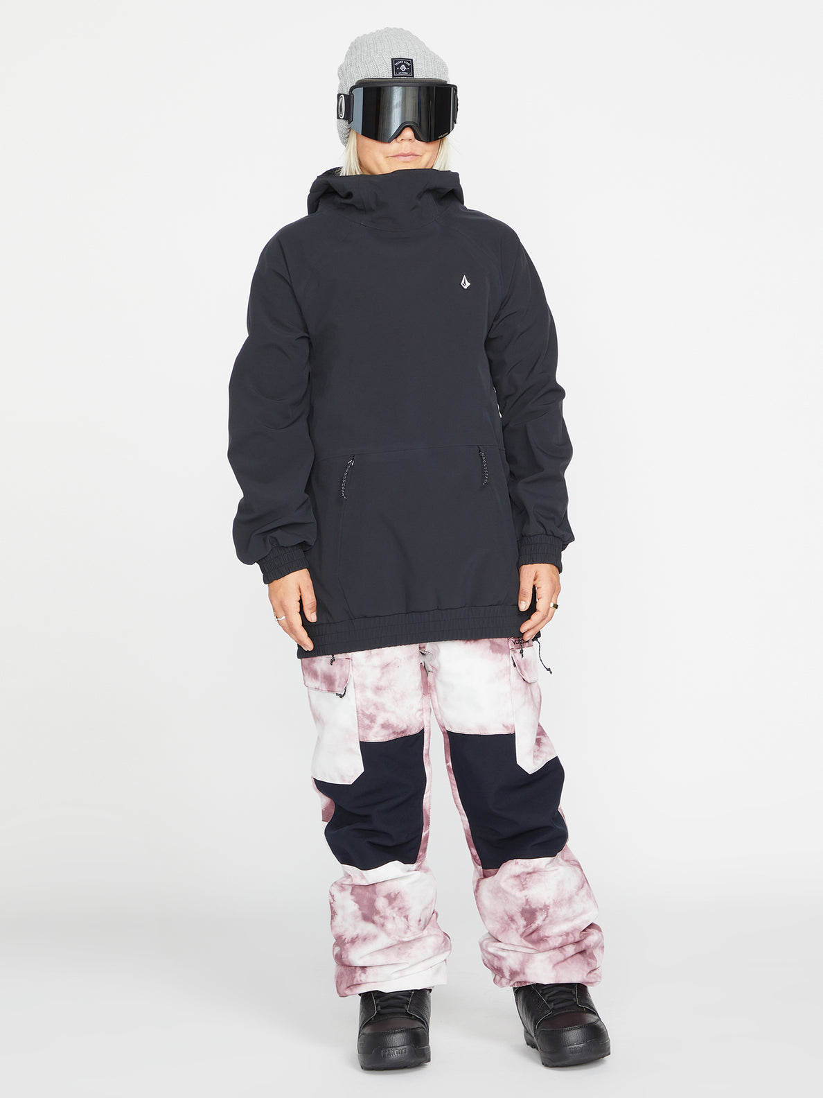 Volcom Portal Bonded Stretch Damen Snowboardjacke – Schwarz