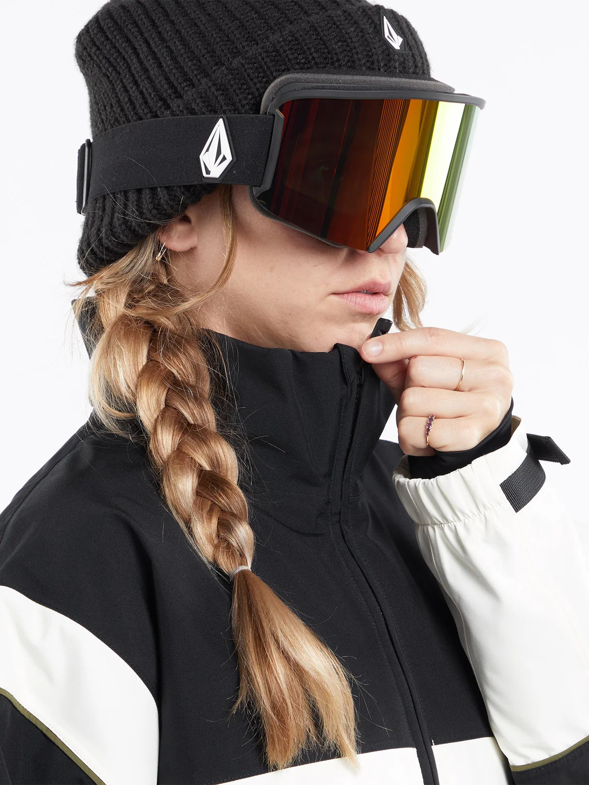 Jaqueta de snowboard feminina Volcom Melancon Gore-Tex - Preto