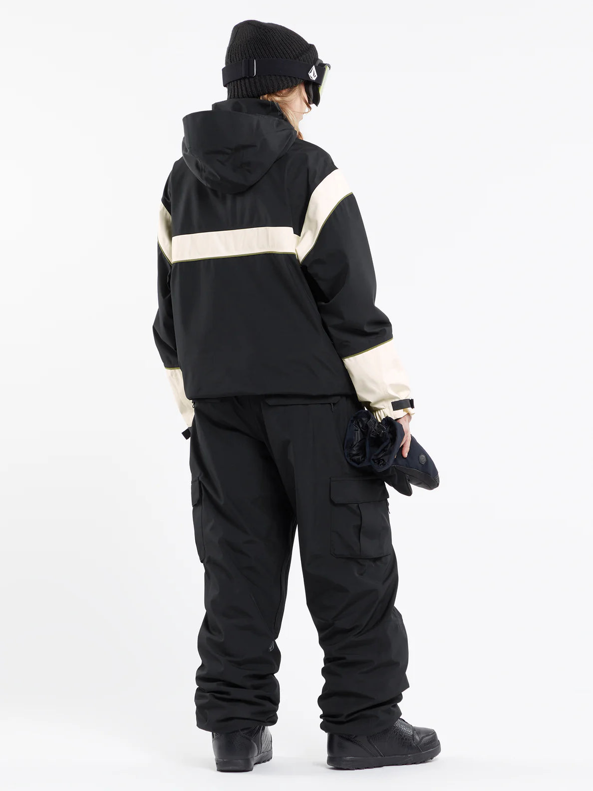 Jaqueta de snowboard feminina Volcom Melancon Gore-Tex - Preto