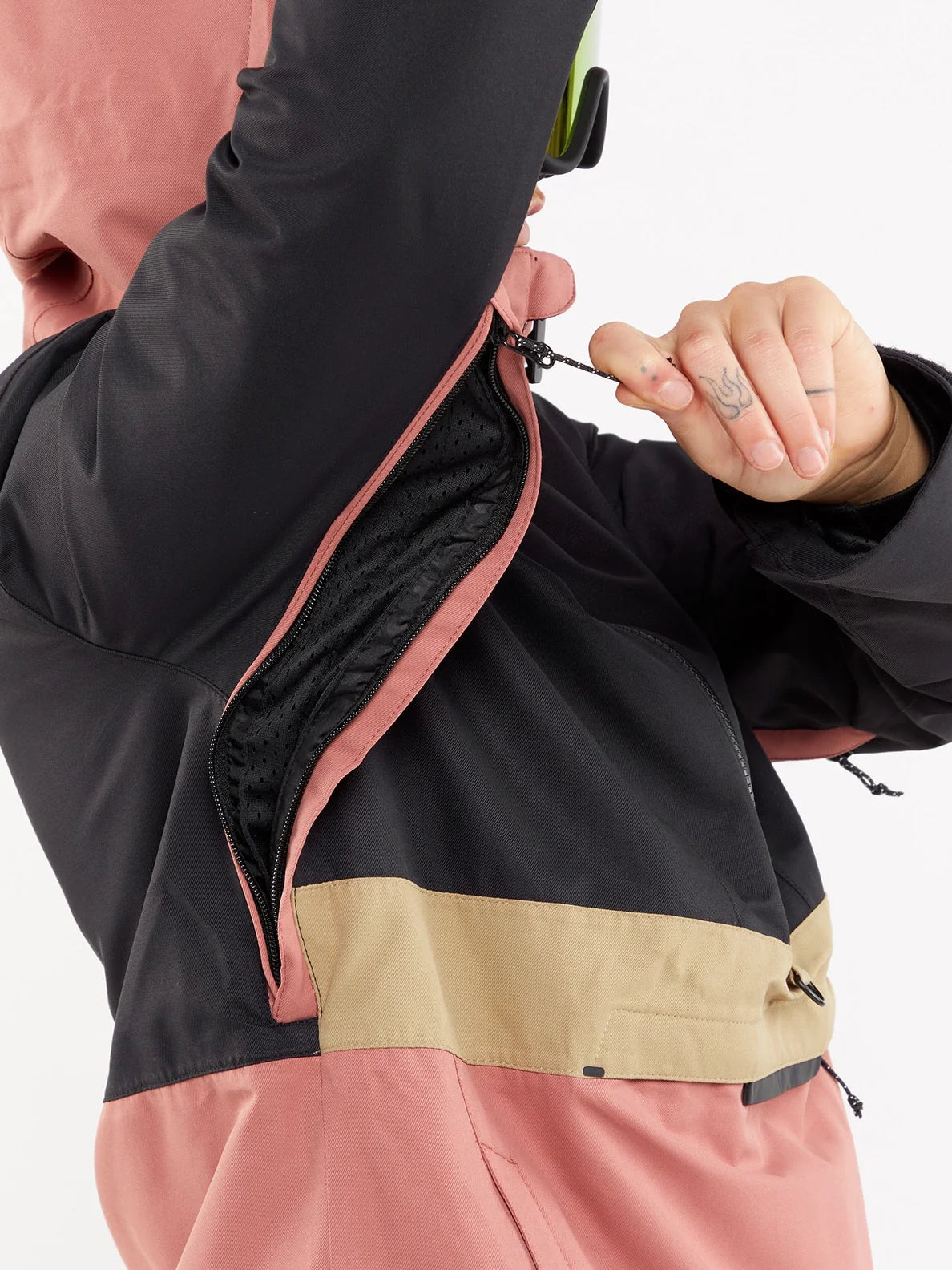 Volcom Ashfield Pullover Women's Snowboard Jacket - Earth Pink | Collection_Zalando | Snowboard Shop | Volcom Shop | Women's snowboard jackets | surfdevils.com