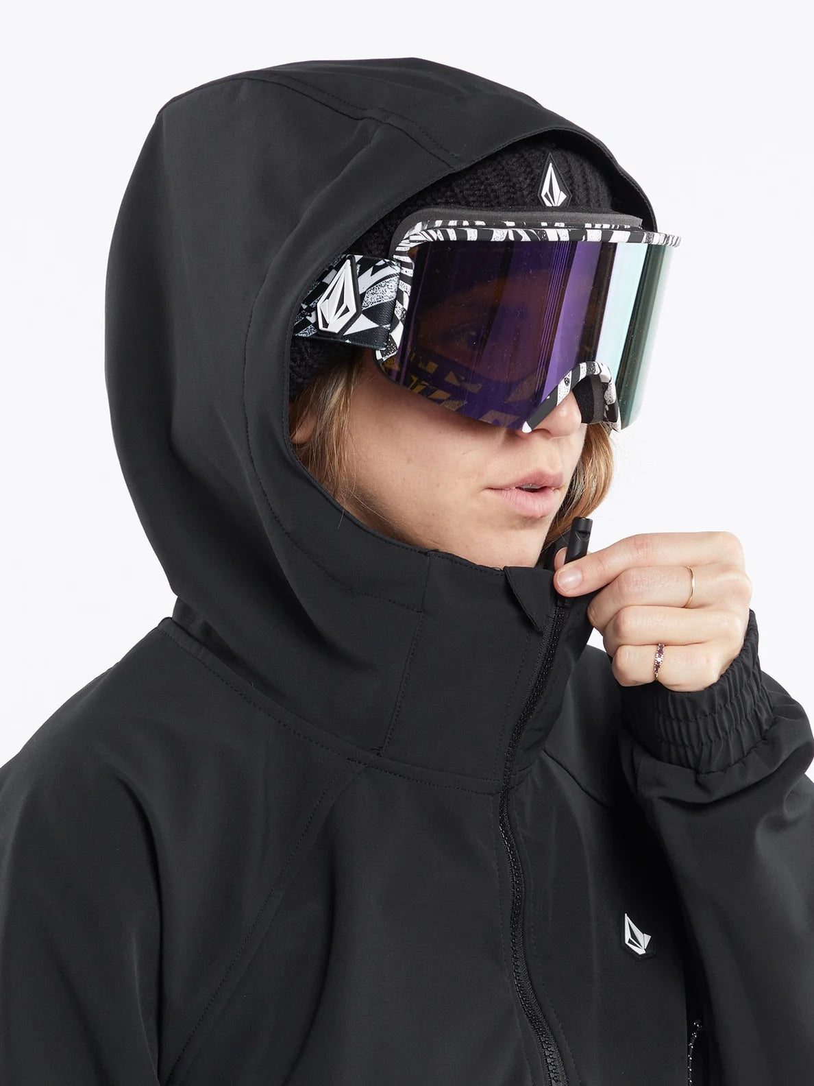 Volcom Sinter Bonded Stretch Women's Snowboard Jacket - Black | Collection_Zalando | Snowboard Shop | Volcom Shop | Women's snowboard jackets | surfdevils.com