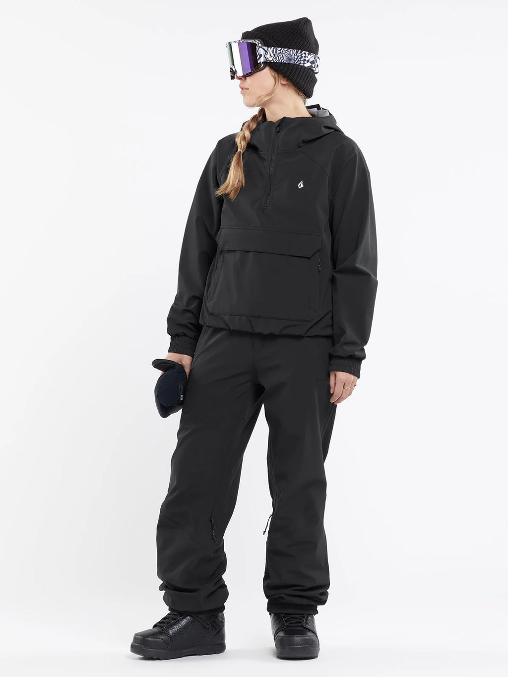 Volcom Sinter Bonded Stretch Damen-Snowboardjacke – Schwarz