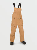 Pantalón de snowboard Mujer Volcom Creston 3D Stretch Bib Overall - Caramel