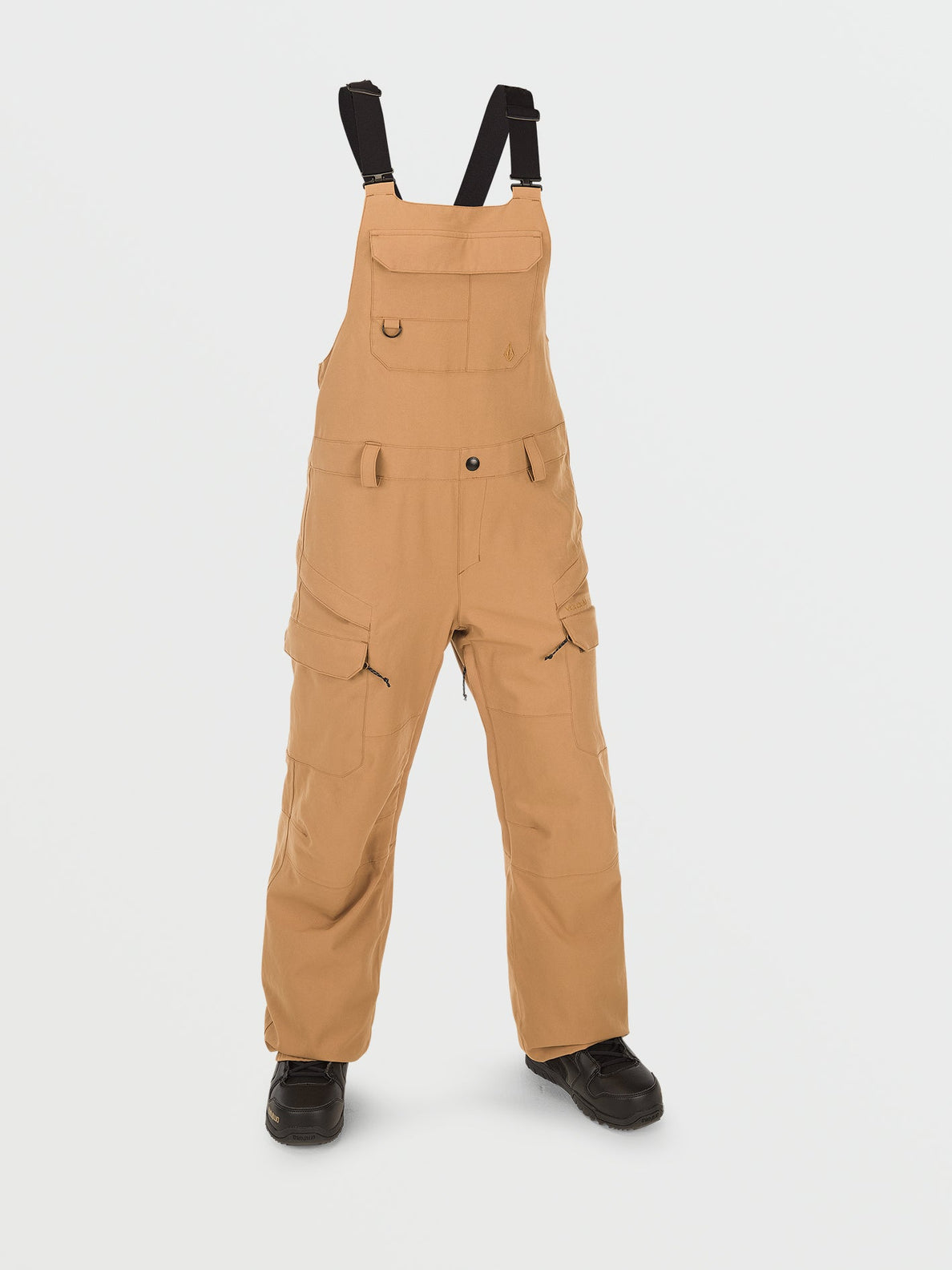 Volcom Creston 3D Stretch Bib Overall Damen Snowboardhose – Karamell