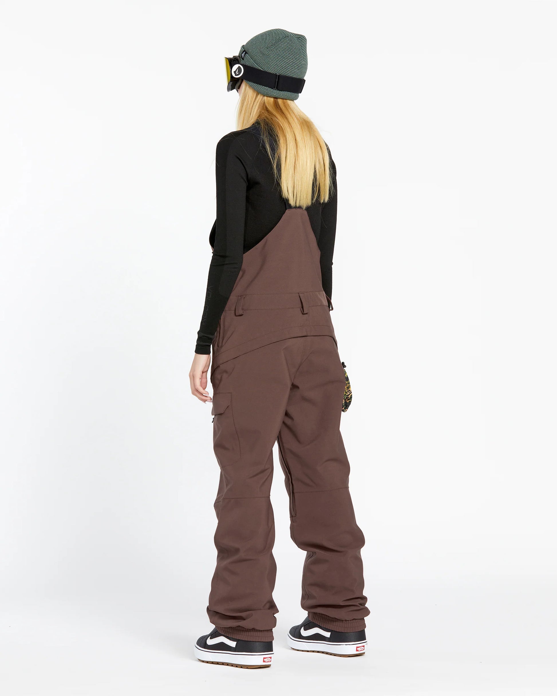 Volcom Creston 3D Stretch Women's Snowboard Bib - Mahogany | Best selling products | surfdevils.com