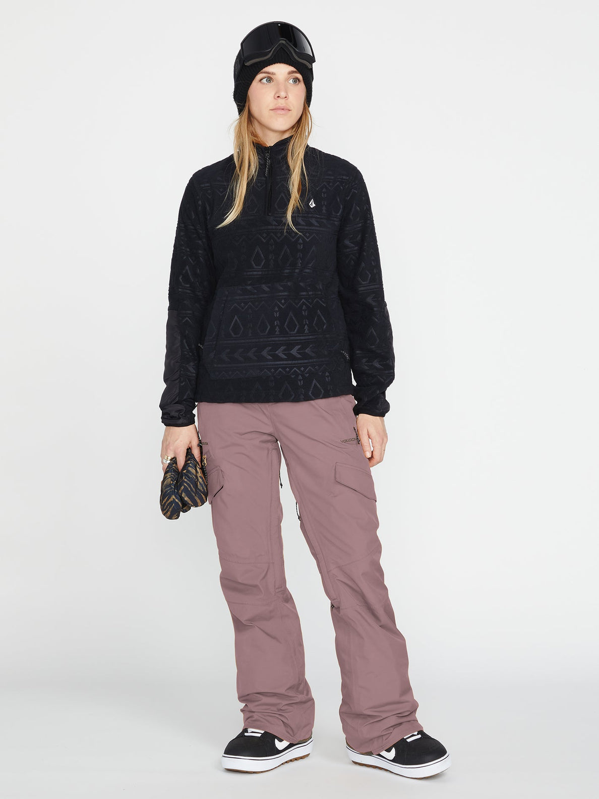 Pantalón de snowboard Mujer Volcom Aston Gore-Tex Pant - Rosewood