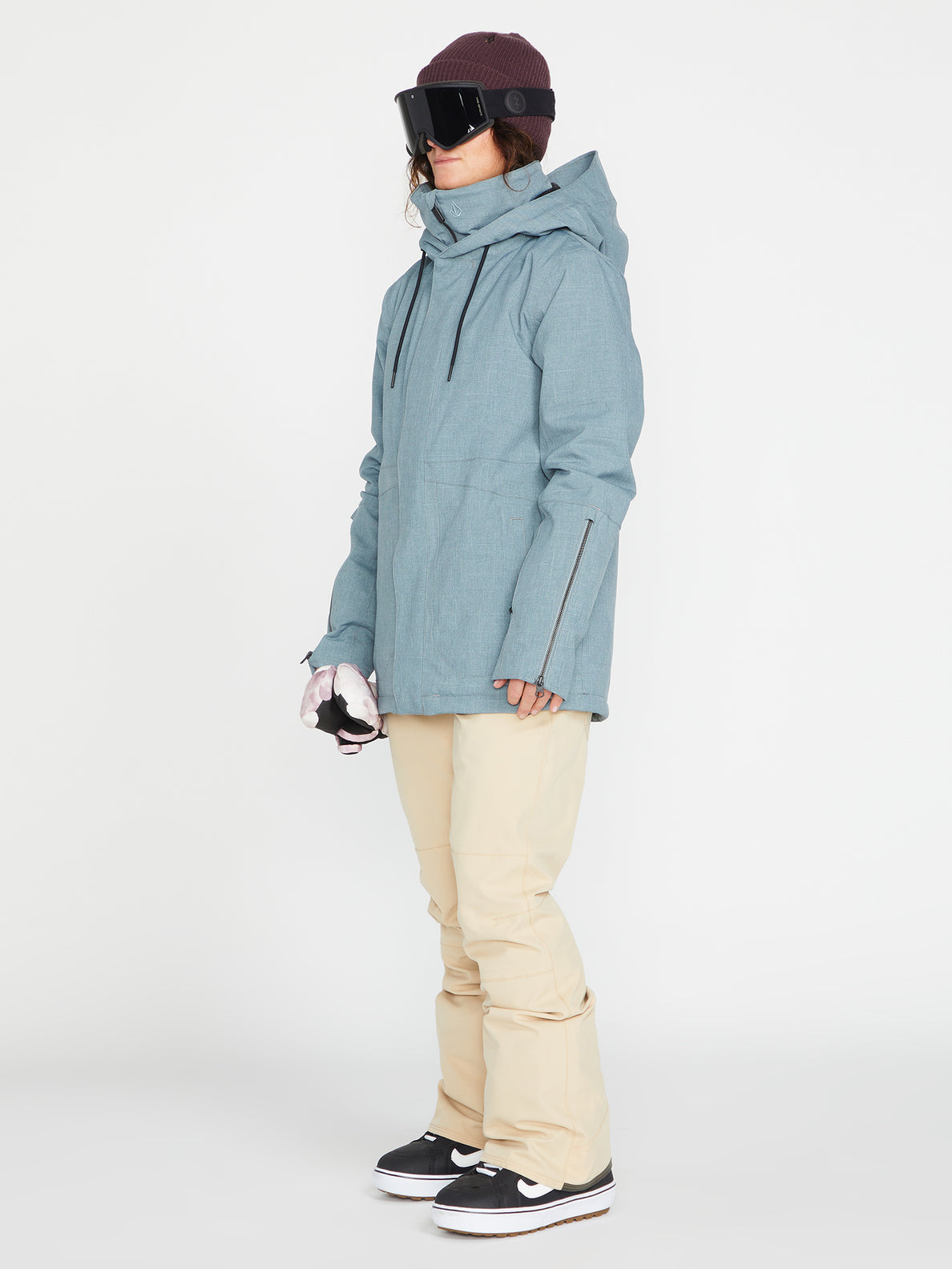 Pantalón de snowboard Mujer Volcom Swift Bib Overall - Sand | Pantalones de snowboard Mujer | Snowboard Shop | Volcom Shop | surfdevils.com