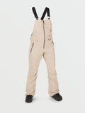 Pantalón de snowboard Mujer Volcom Swift Bib Overall - Sand