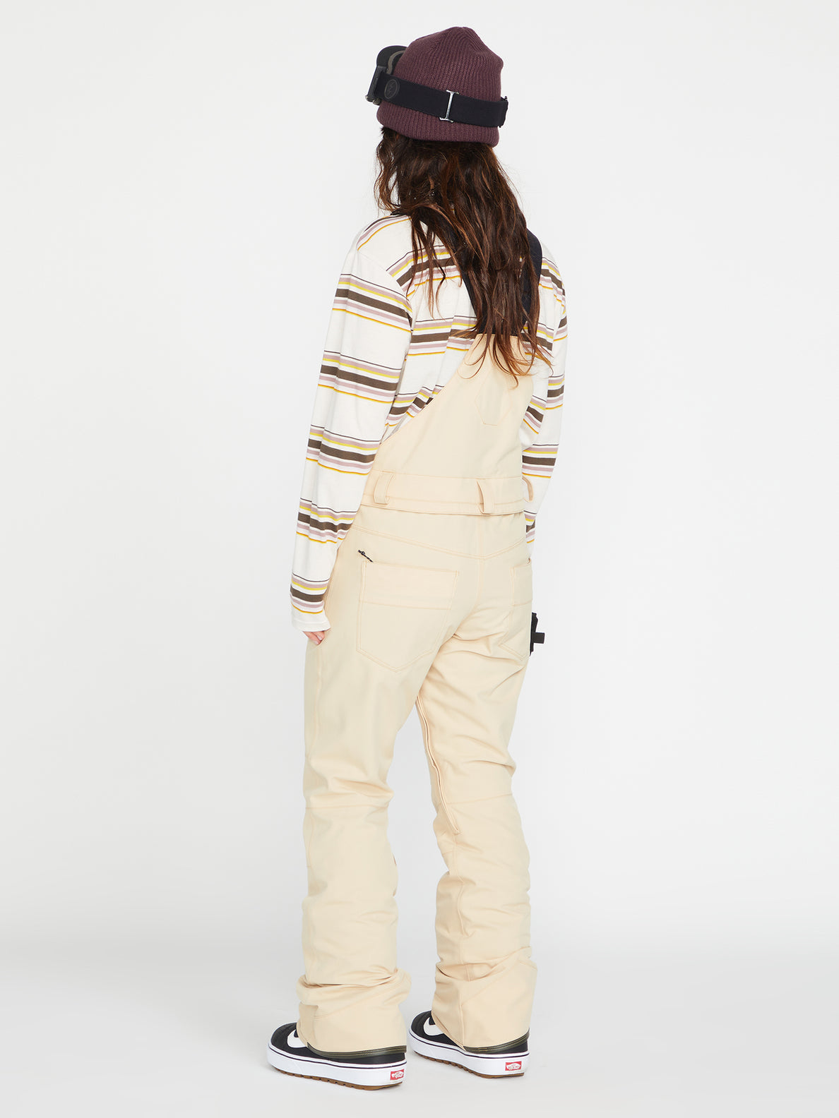 Pantalón de snowboard Mujer Volcom Swift Bib Overall - Sand