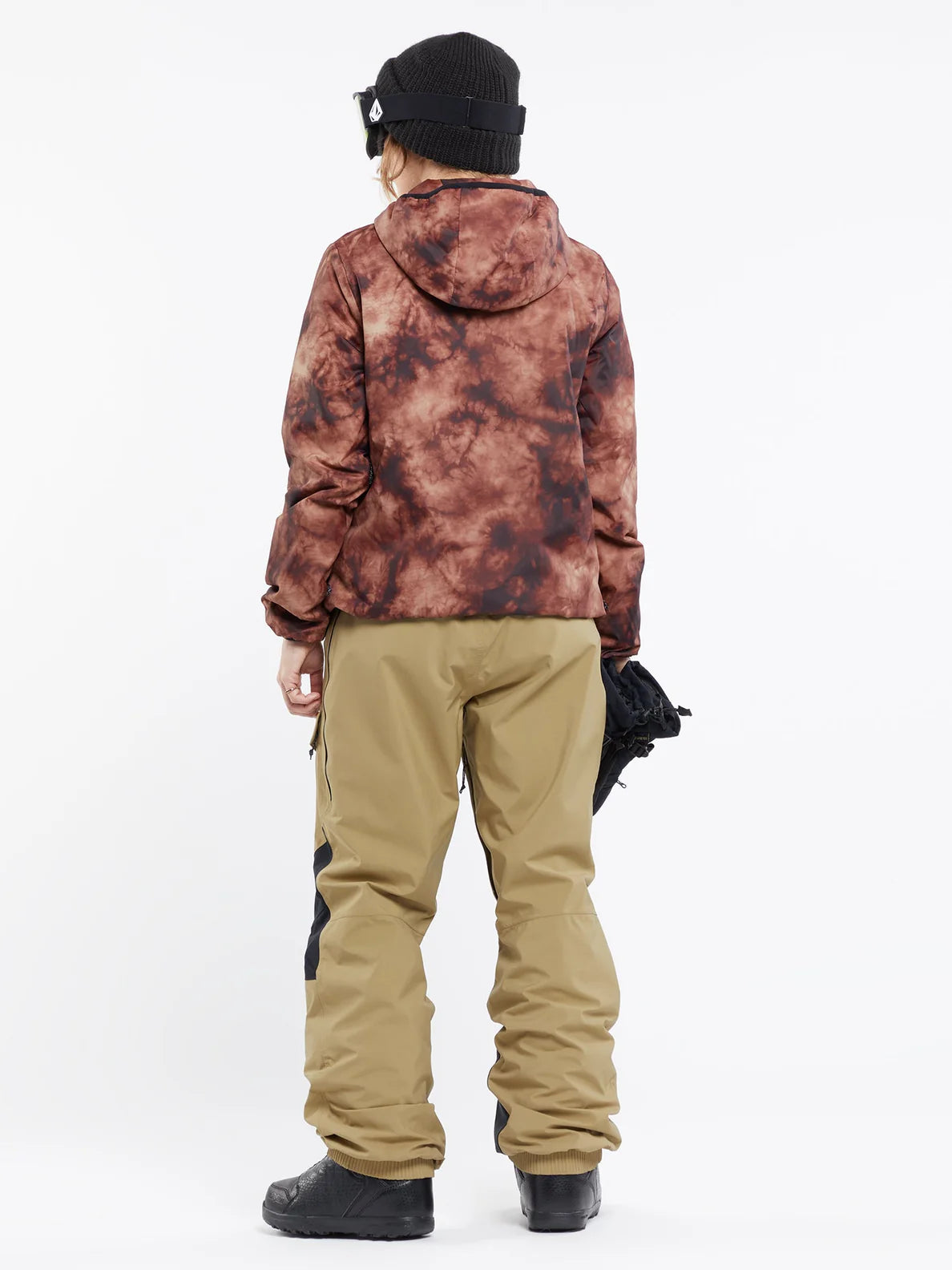 Volcom V.Co AT Stretch GoreTex Women's Snowboard Pants - Dark Khaki | Collection_Zalando | Gore-Tex Snowboard | Snowboard Shop | Volcom Shop | Women's snowboard pants | surfdevils.com