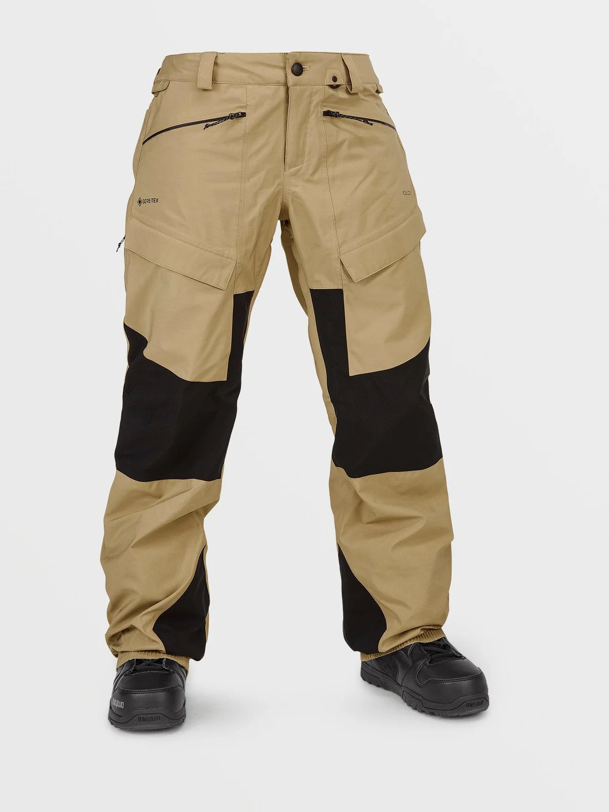 Pantalon de snowboard pour femmes Volcom V.Co AT Stretch GoreTex - Dark Khaki