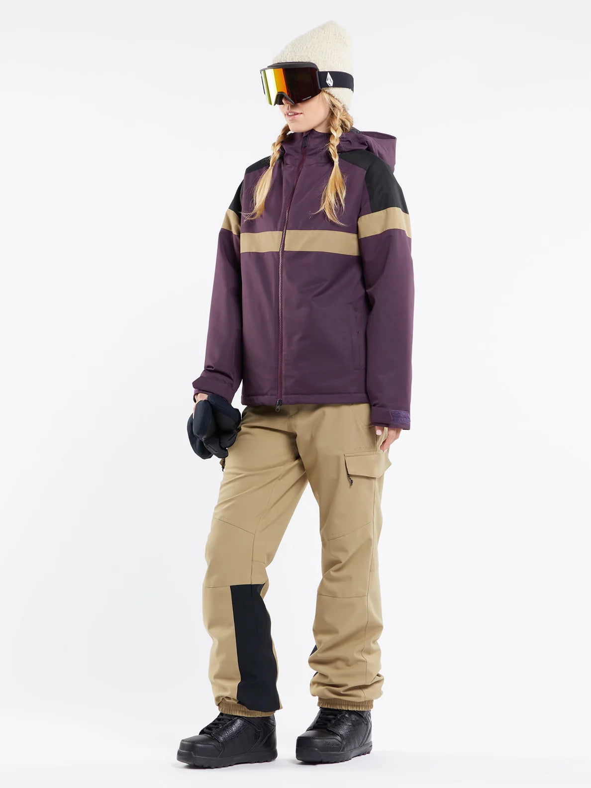 Volcom Wildling Damen Snowboardhose – Dark Khaki