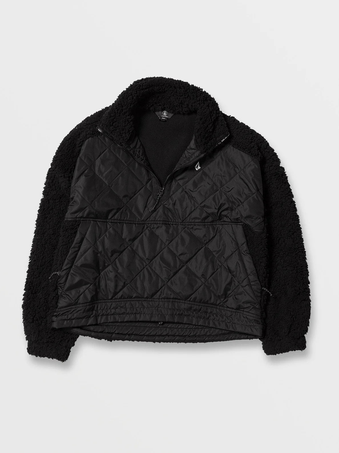 Volcom Ferron Pullover Girl's Technical Lining - Black | Collection_Zalando | Snowboard Shop | Snowboard sweatshirts | Volcom Shop | surfdevils.com