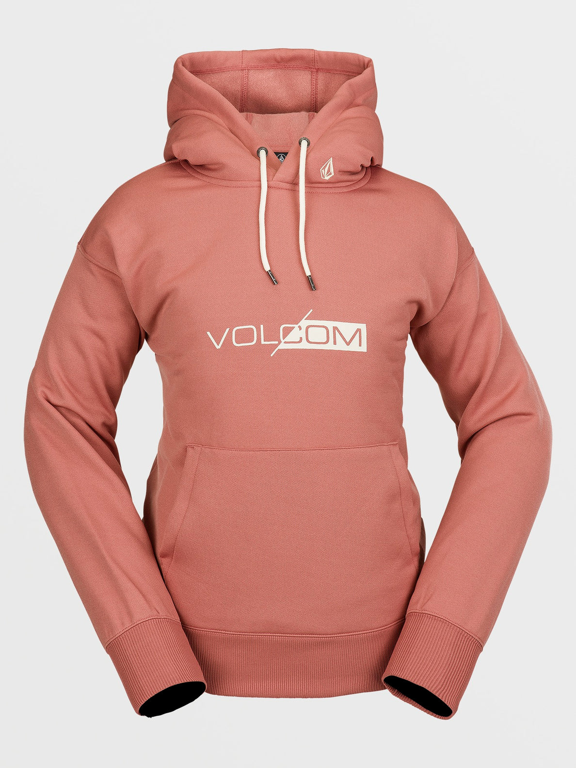 Volcom Core Hydro Hoodie Technisches Sweatshirt für Mädchen | Erdrosa