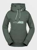 Volcom Core Hydro Hoodie Girl's Technical Sweatshirt | Eucalyptus