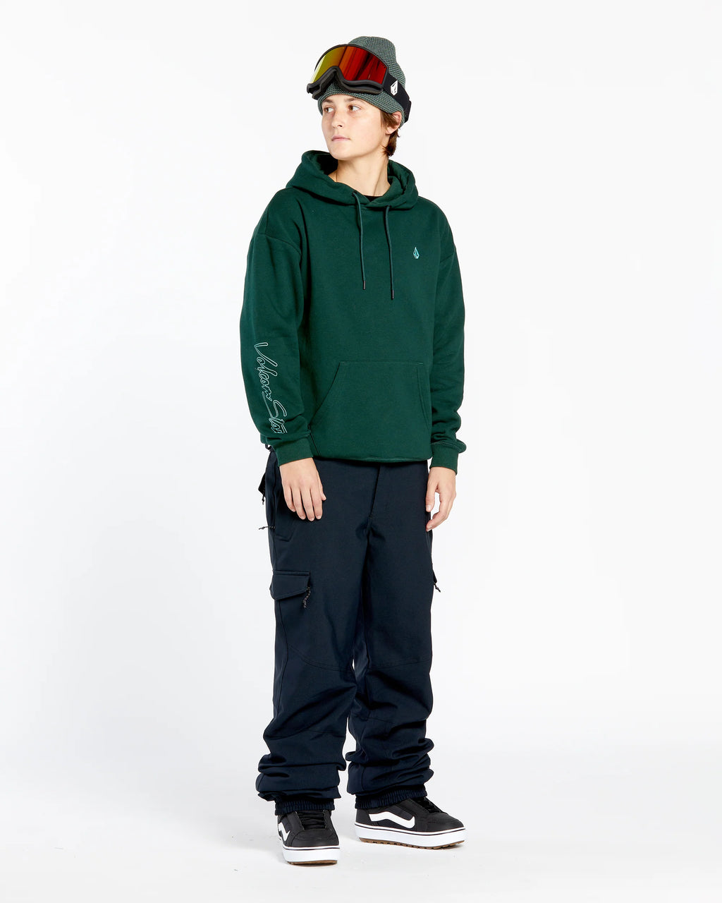 Felpa con cappuccio da donna Volcom Essential - Scarabeo