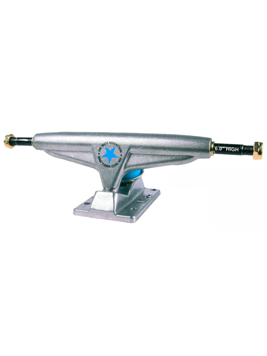 Iron 6.0" High Semipolish Skateboard Trucks