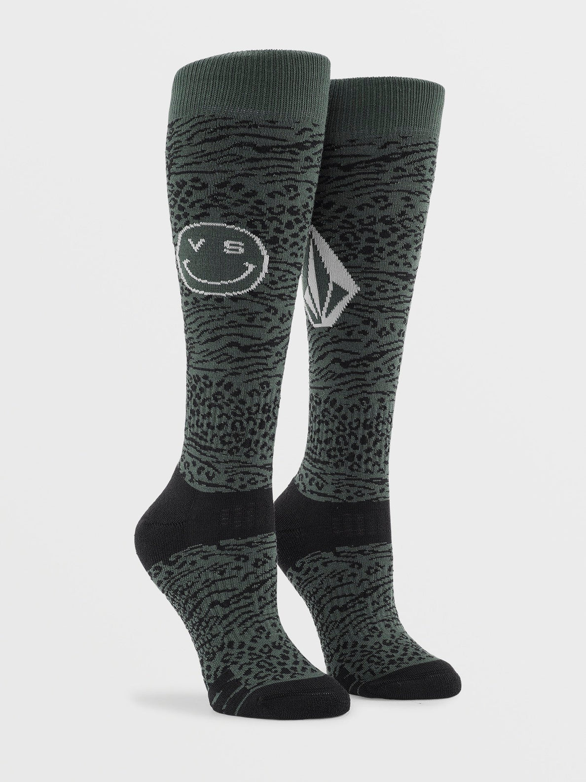 Volcom TTT Socks Damen-Schneesocken – Eukalyptus