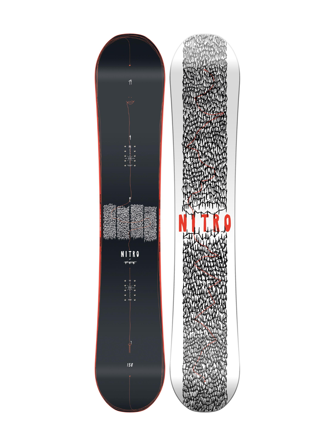 Nitro Prime T1 x FFF 2024 Snowboard | Meistverkaufte Produkte | Neue Produkte | Neueste Produkte | surfdevils.com