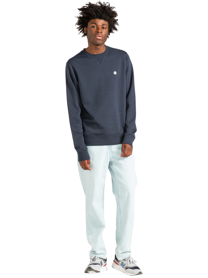 Sweat-shirt Element Cornell Classic Crew bleu marine