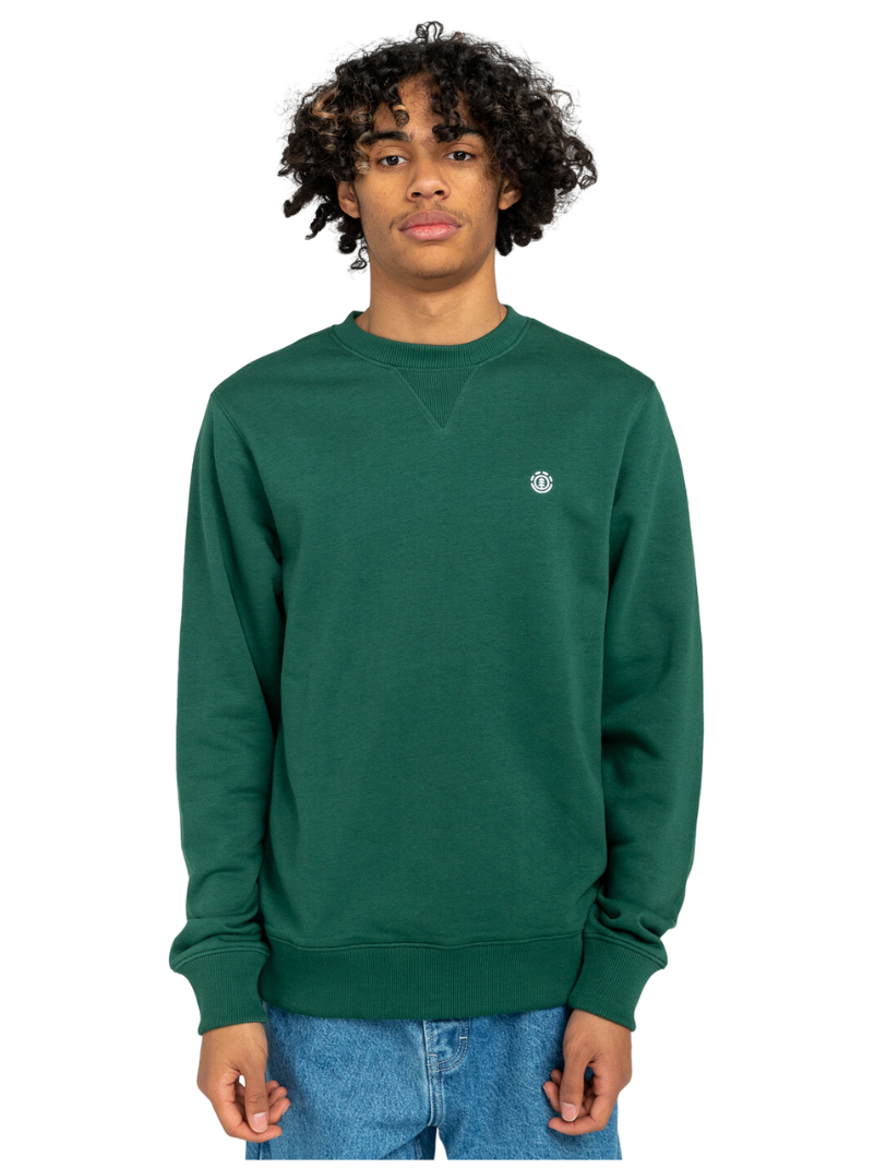 Element Cornell Classic Crew Sweatshirt Dark Green | elements | surfdevils.com