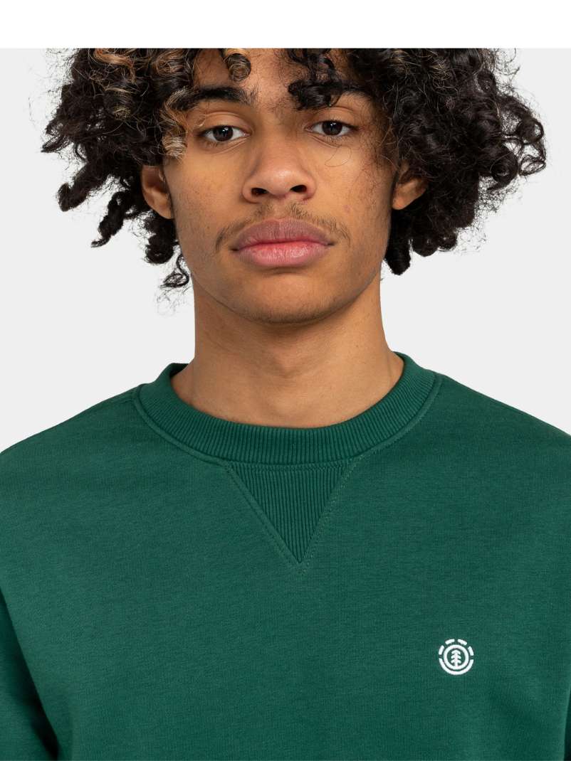 Sudadera Element Cornell Classic Crew Dark Green | Element | surfdevils.com