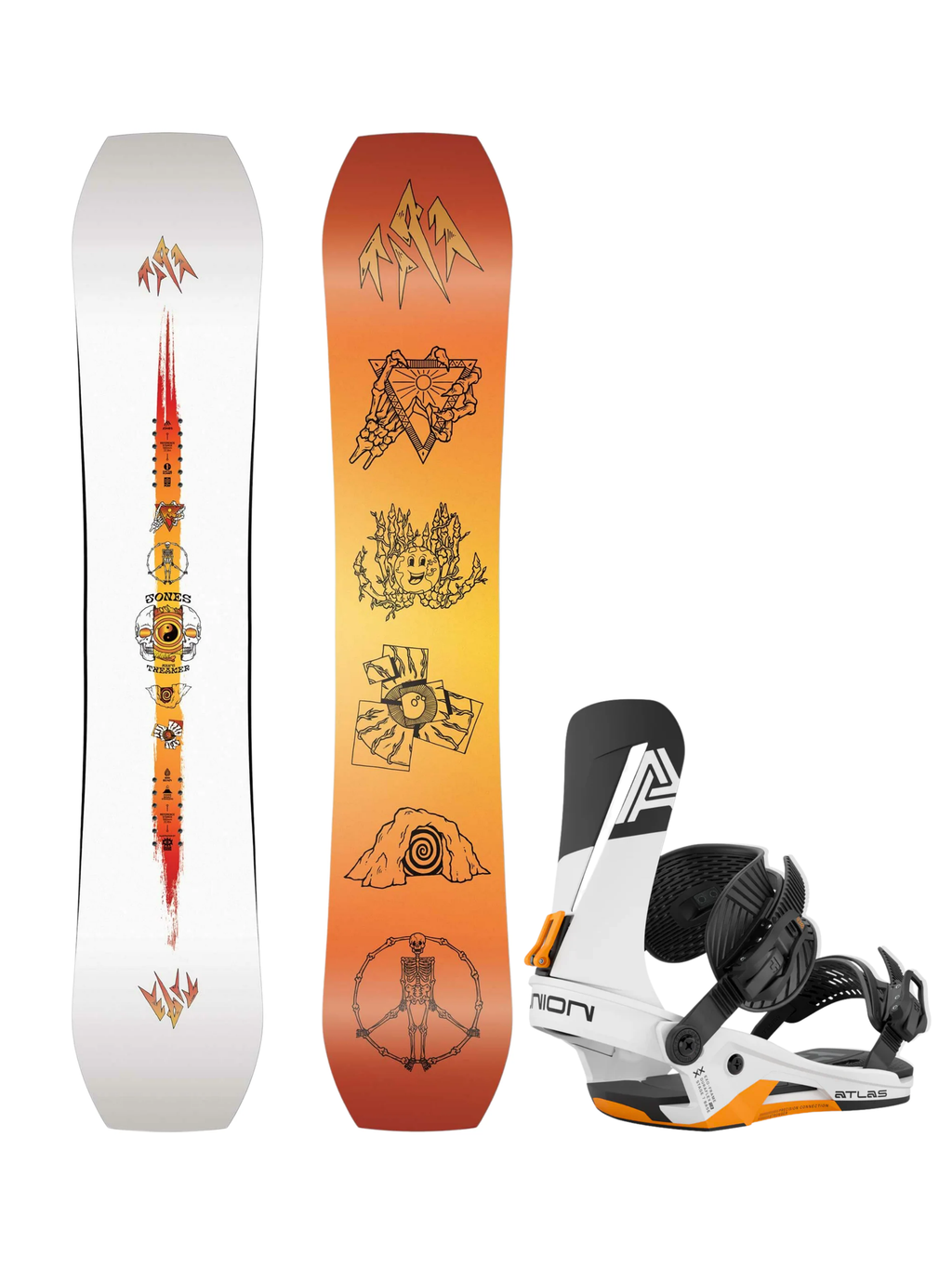 Pack snowboard Jones Tweaker  154 + Union Atlas M (41-43)