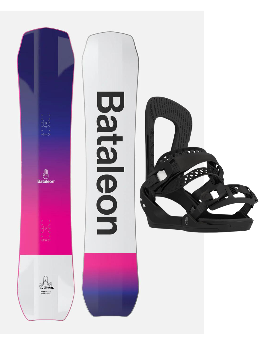 Pack snowboard: Bataleon Whatever + Bataleon E-Stroyer | Packs Snowboard: Tabla + Fijación | Snowboard Shop | surfdevils.com