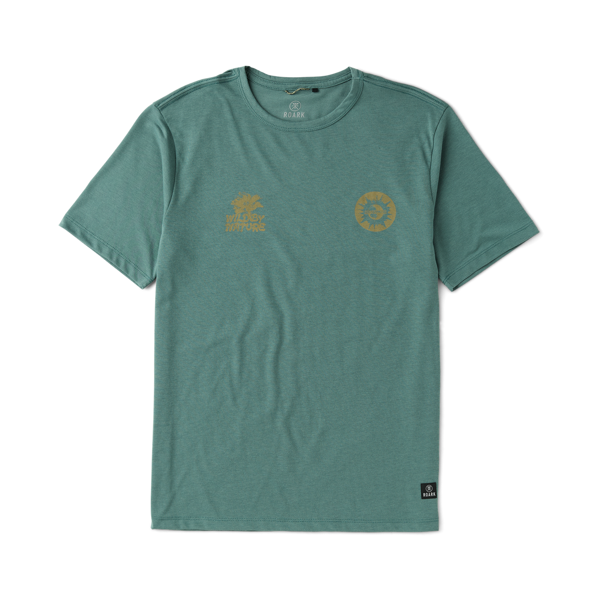 Roark Mathis Active Short Sleeve Tee camiseta manga corta hombre | Slate Green