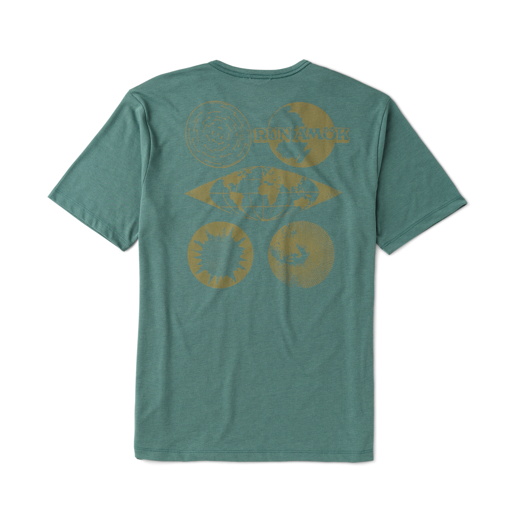 Roark Mathis Active Short Sleeve Tee short sleeve tees hombre detail 1 | Slate Green