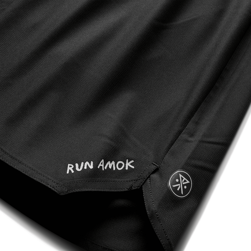 Roark Baja 5" Shorts running shorts hombre detail 3 | Black