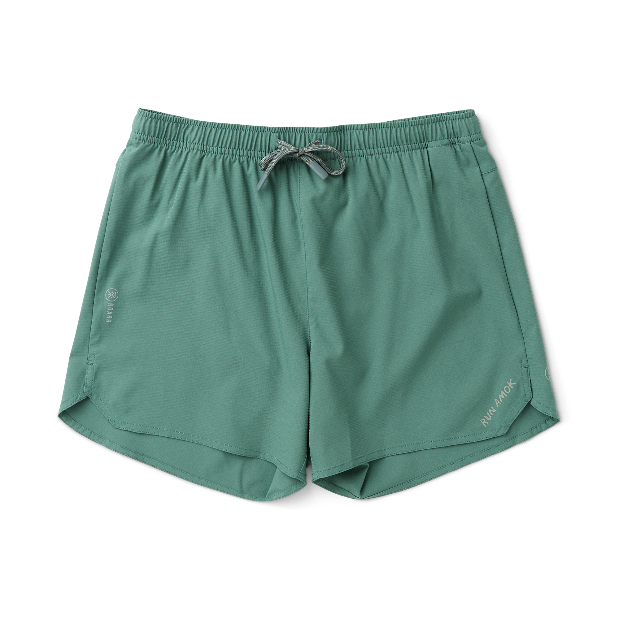 Roark Baja 5" Shorts running shorts hombre detail 1 | Slate Green
