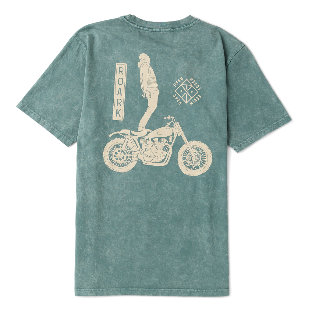 Roark Ghostrider Premium Tee camiseta manga corta hombre | Slate Green