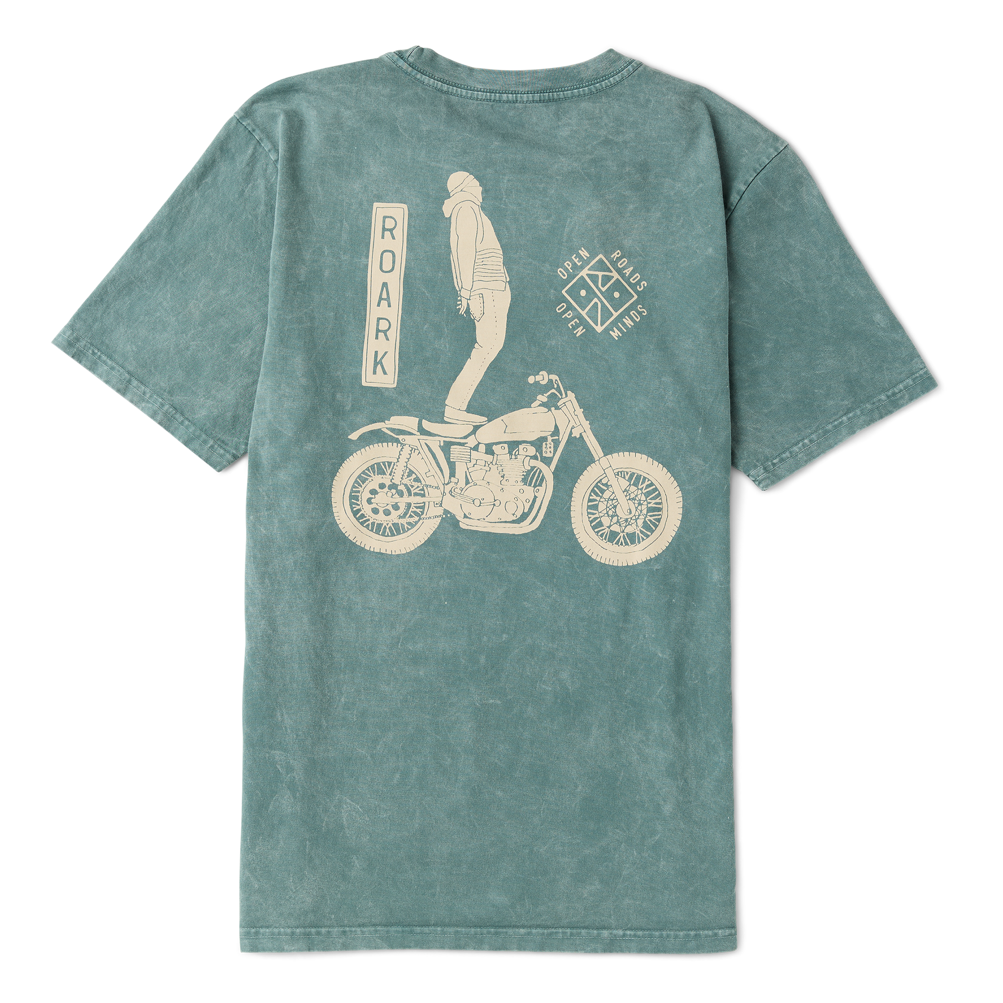 Roark Ghostrider Premium Tee camiseta manga corta hombre | Slate Green