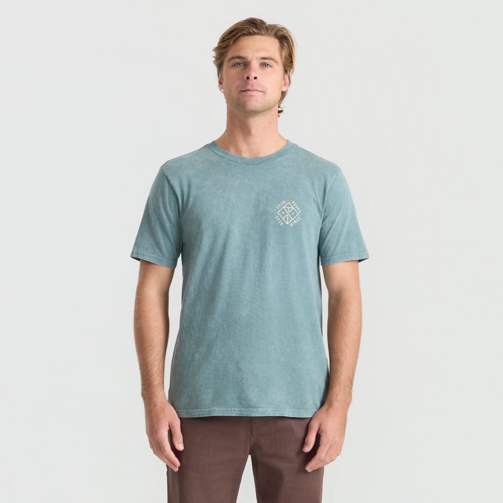 Roark Ghostrider Premium Tee short sleeve tees hombre detail 2 | Slate Green
