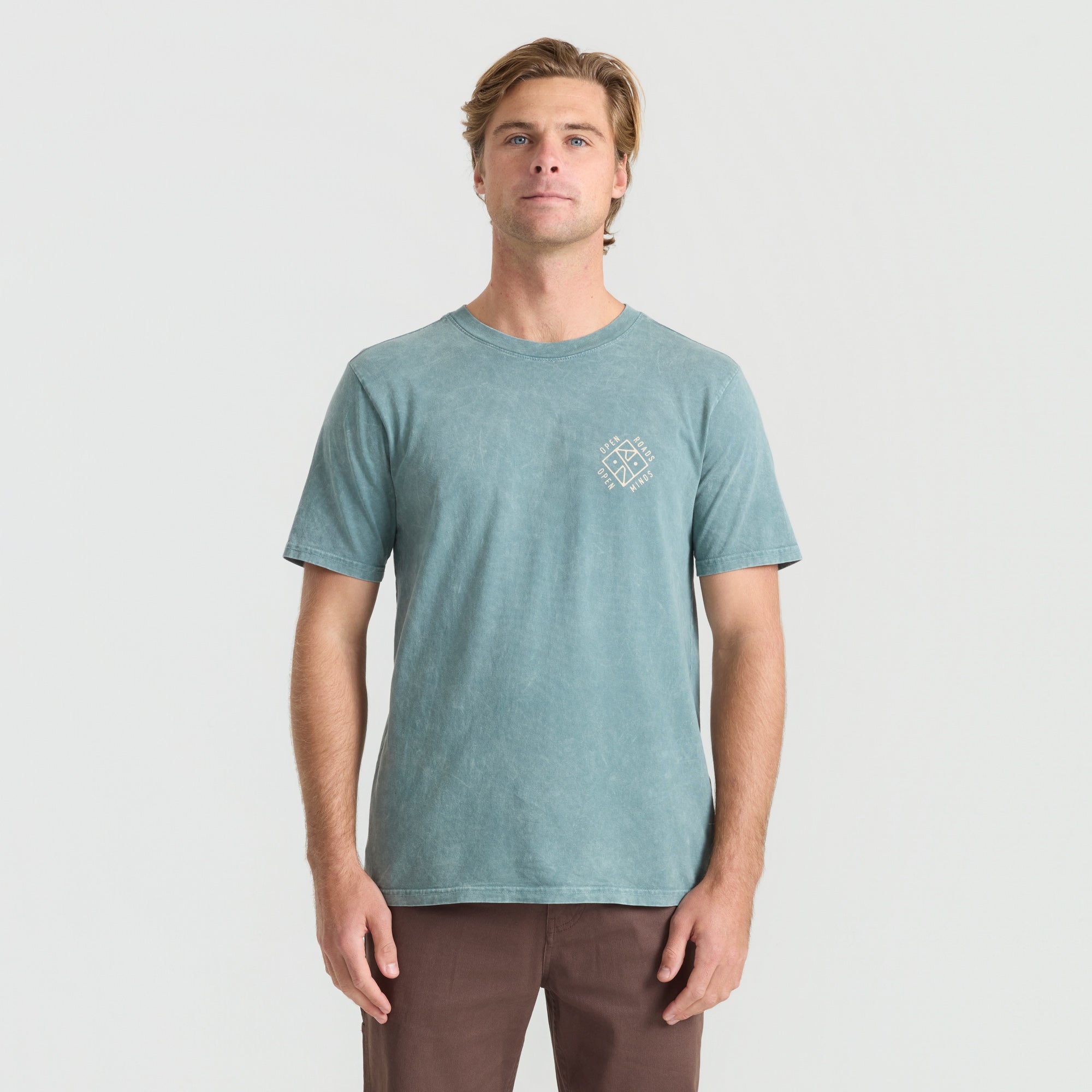 Roark Ghostrider Premium Tee short sleeve tees hombre detail 2 | Slate Green
