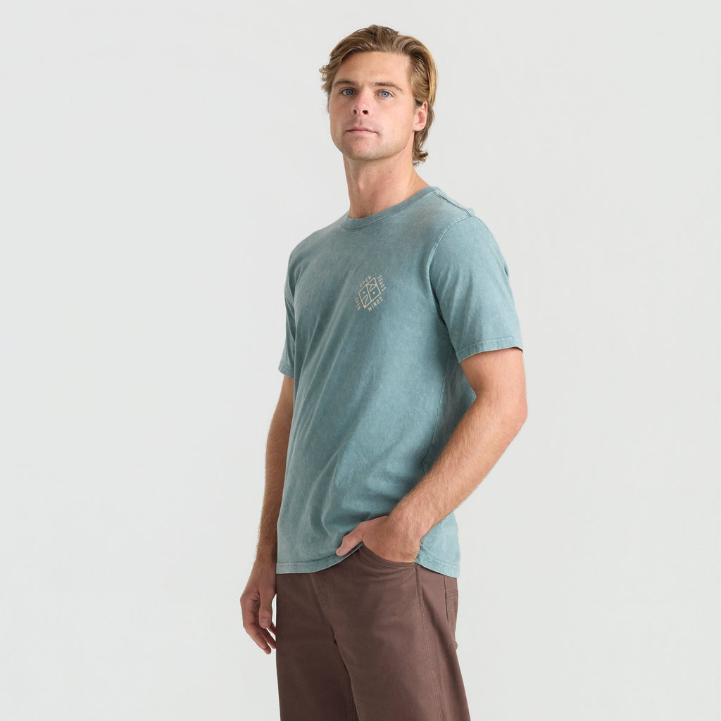 Roark Ghostrider Premium Tee short sleeve tees hombre detail 3 | Slate Green