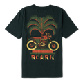 Roark Moto Palm Premium Tee short sleeve tees hombre | Washed Black