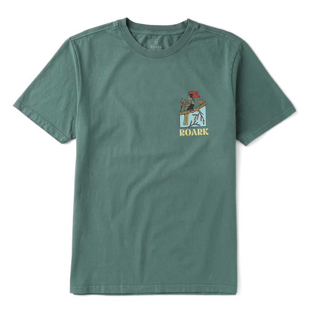 Roark Enjoy Premium Tee short sleeve tees hombre detail 1 | Slate Green