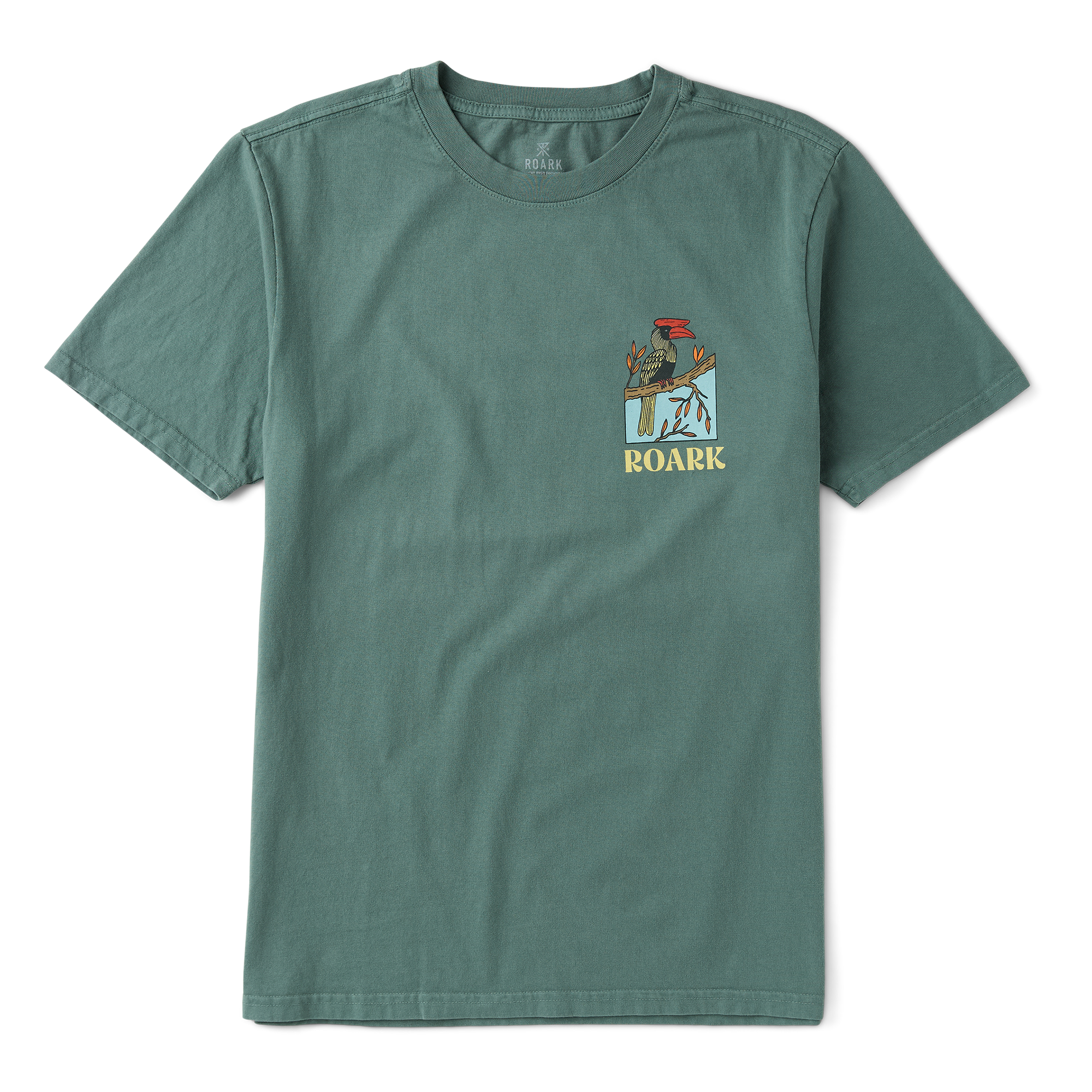Roark Enjoy Premium Tee short sleeve tees hombre detail 1 | Slate Green