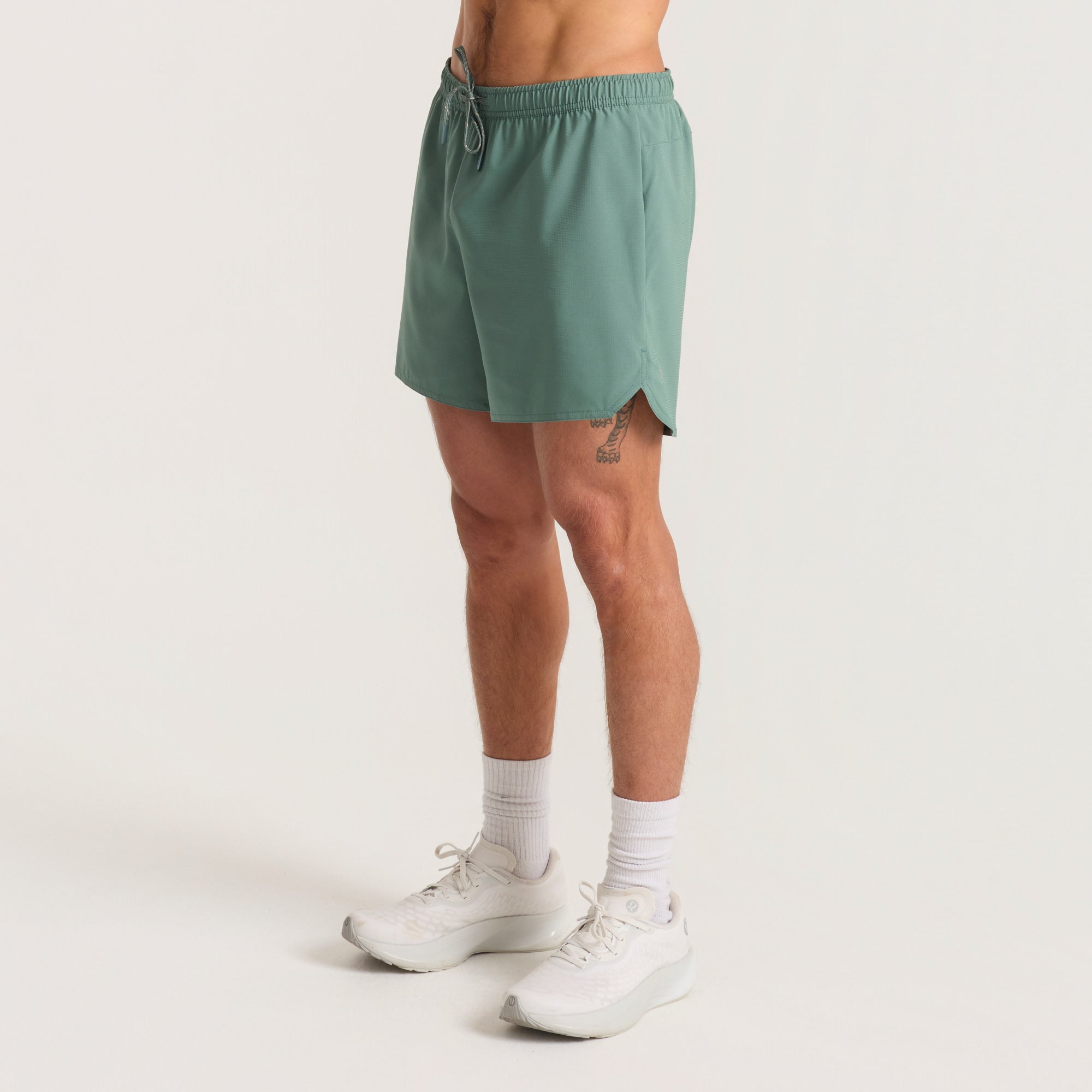 Roark Baja 5" Shorts running shorts hombre detail 4 | Slate Green