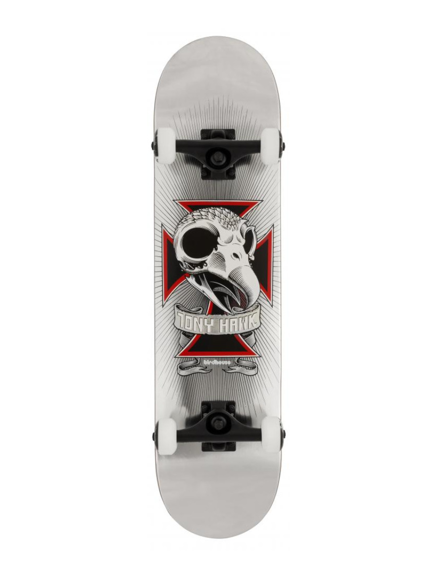 Skate Completo Birdhouse Hawk Skull 2 Chrome 7.75"