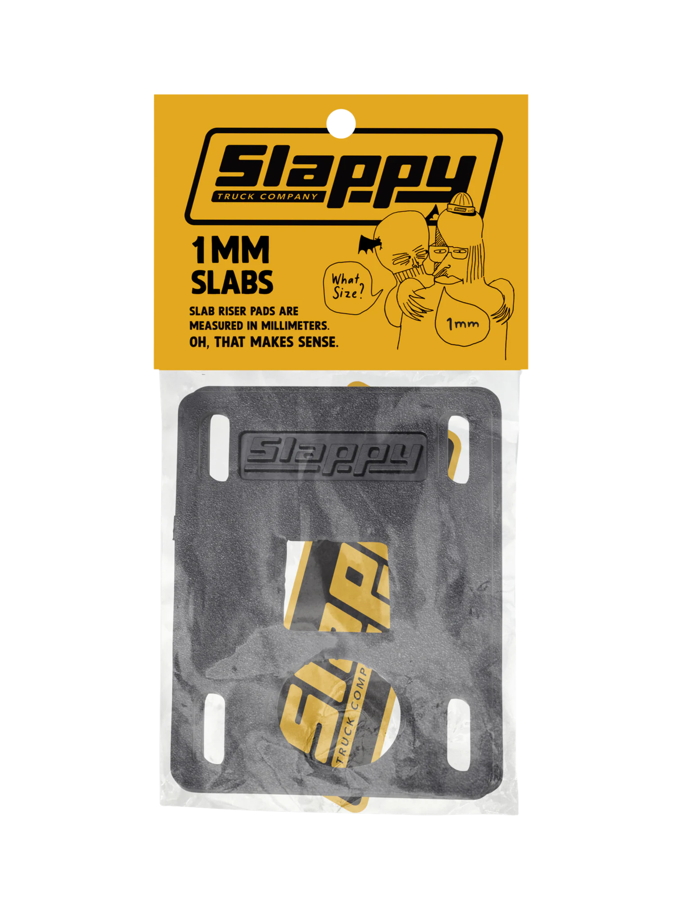 Riser Pads Slappy Slab Noirs (Pack de 2) | 1mm / 2mm / 3mm / 4mm