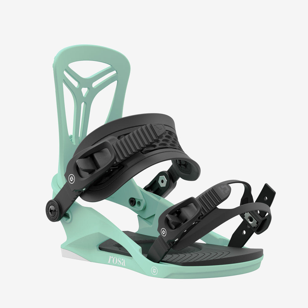 Fijaciones Snowboard Union Rosa Aqua 2024 | surfdevils.com