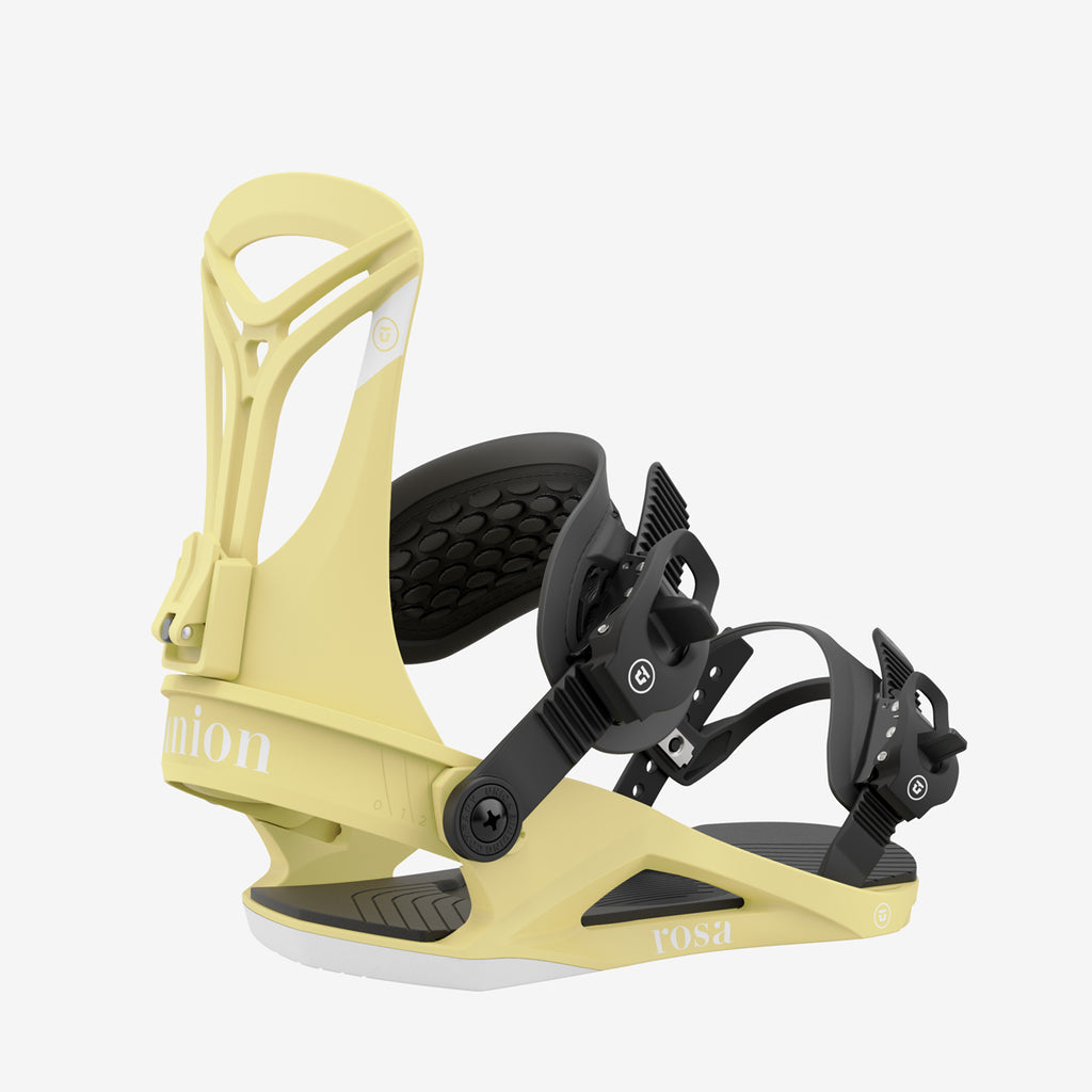 Fixations de Snowboard Union Rosa Jaune 2024
