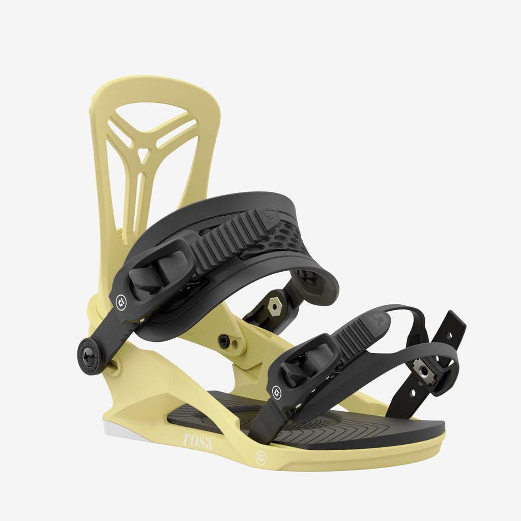 Fixations de Snowboard Union Rosa Jaune 2024