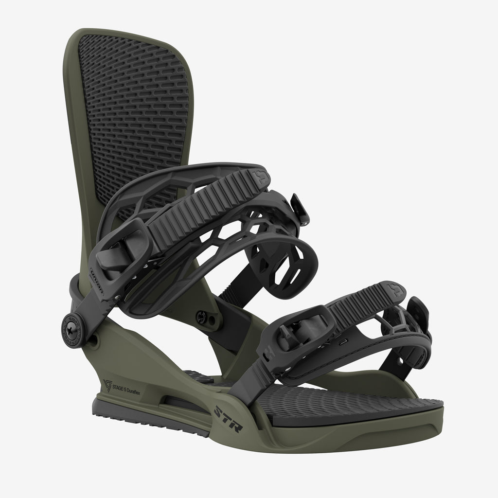 Union STR Snowboard Bindings Dark Green 2024