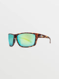 Gafas Volcom Roll - Matte Tort / Green Polar