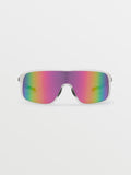 Volcom Macho Matte Trans Clear / Grau-Pink-Spiegel-Sonnenbrille